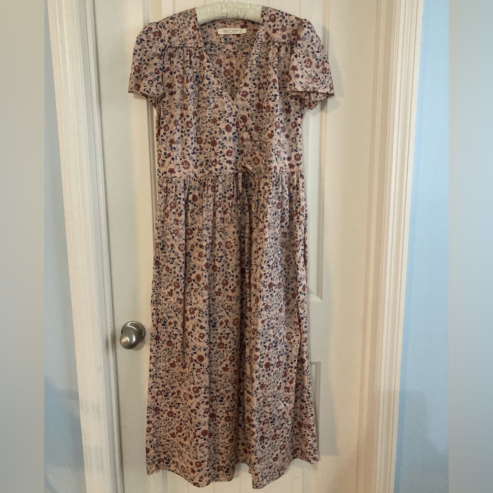 Small Christy Dawn Sand Anemone Vine dress
